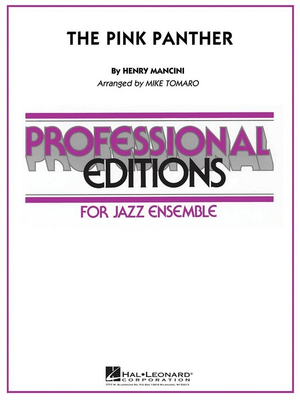 The Pink Panther  for jazz ensemble  score and parts