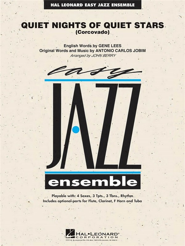 Antonio Carlos Jobim, Quiet Nights of Quiet Stars (Corcovado)&nbsp;&nbsp;Jazz Ensemble&nbsp;&nbsp;Partitur + Stimmen