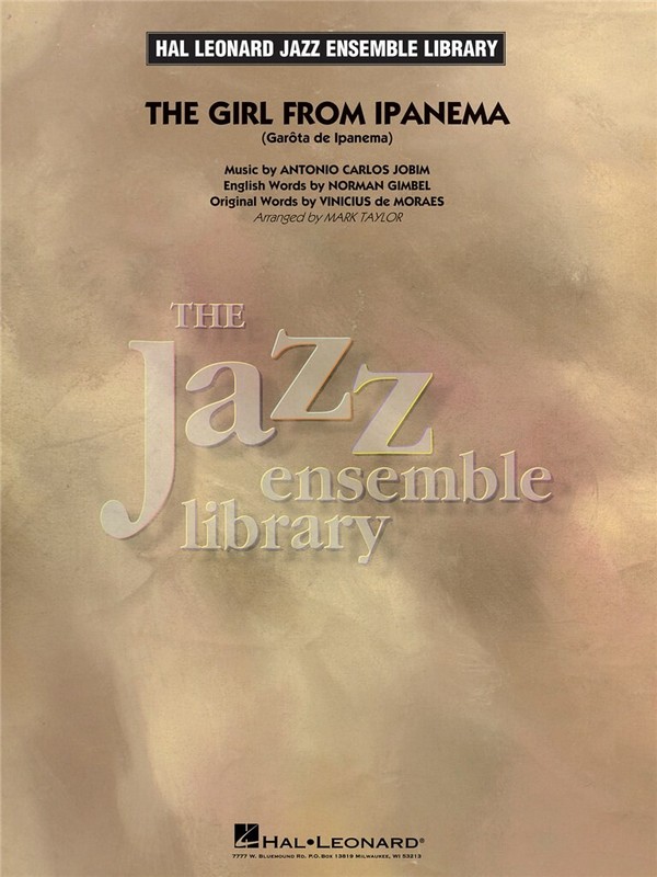 The Girl from Ipanema&nbsp;&nbsp;for jazz ensemble&nbsp;&nbsp;score