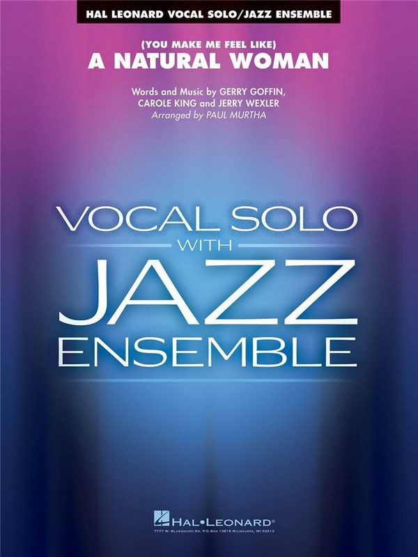 (You Make Me Feel Like) A Natural Woman  for vocal solo and jazz ensemble  score and parts