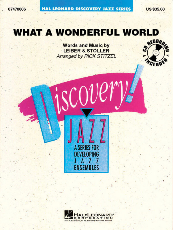 Bob Thiele, What a Wonderful World&nbsp;&nbsp;Big Band&nbsp;&nbsp;Partitur