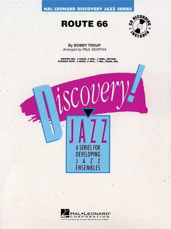 Bobby Troup, Route 66&nbsp;&nbsp;Big Band&nbsp;&nbsp;Partitur