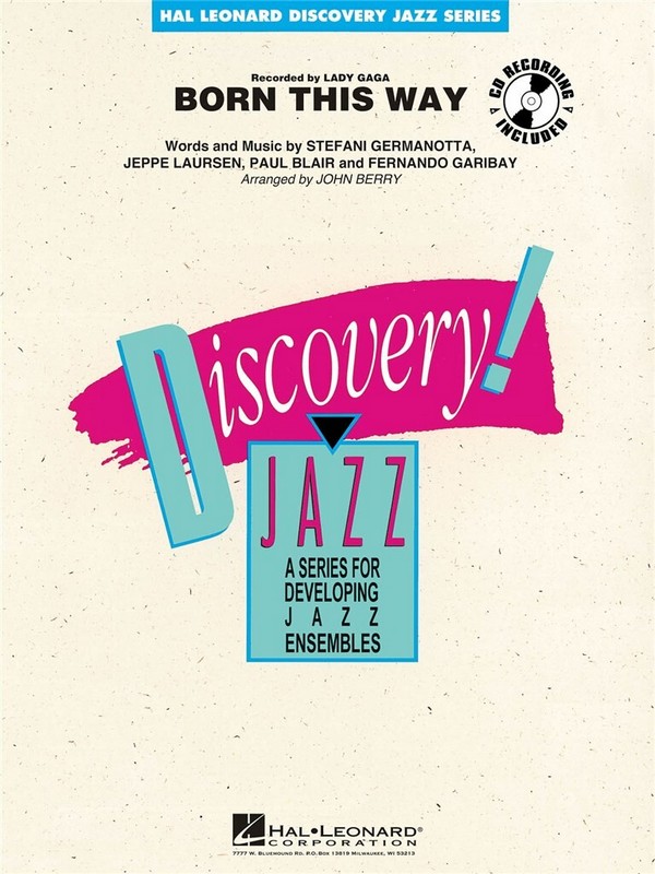 Born This Way&nbsp;&nbsp;Big Band&nbsp;&nbsp;Partitur