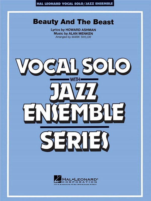 Alan Menken, Beauty And The Beast&nbsp;&nbsp;Vocal Solo and Jazz Ensemble&nbsp;&nbsp;Partitur