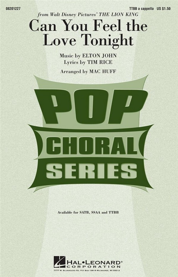 Can You Feel The Love Tonight from 