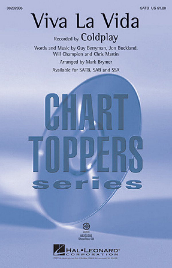 Viva la Vida&nbsp;&nbsp;for female choir and piano&nbsp;&nbsp;score