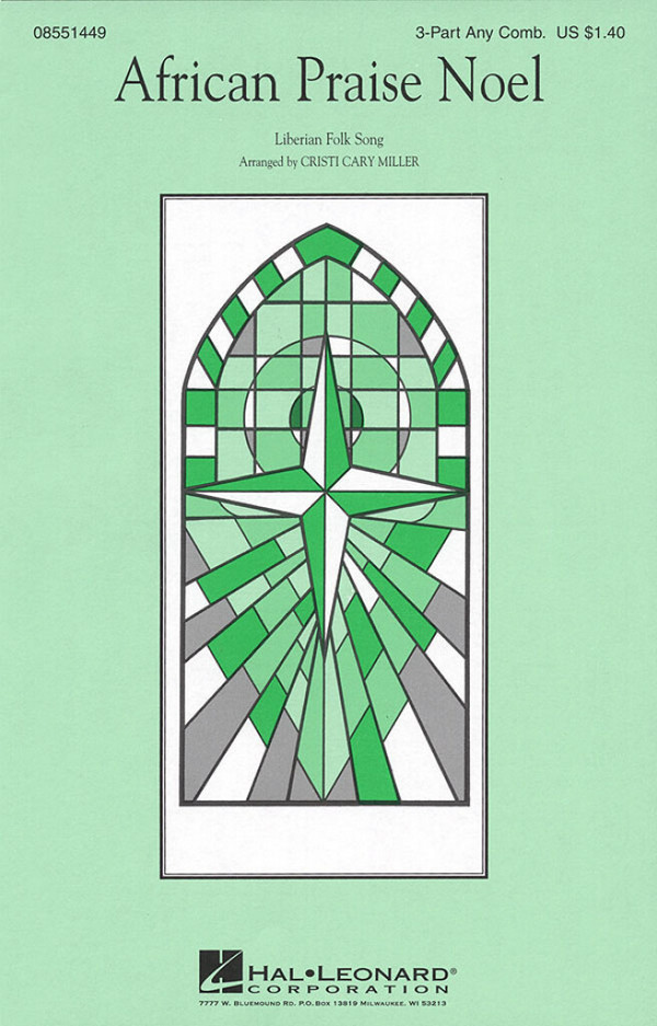 African Praise Noel&nbsp;&nbsp;SSA&nbsp;&nbsp;Chorpartitur