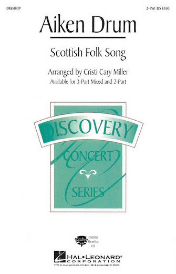 Aiken Drum&nbsp;&nbsp;2-Part Choir&nbsp;&nbsp;Chorpartitur