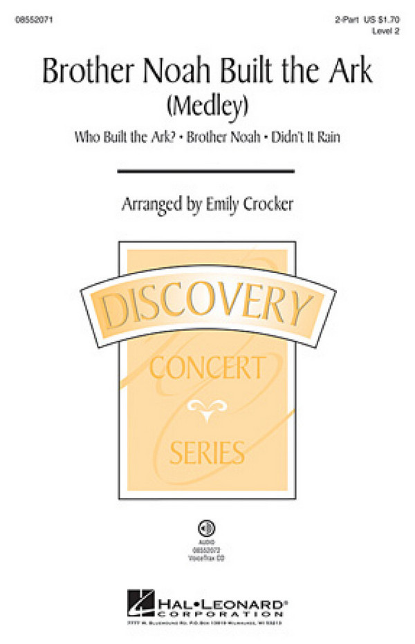Brother Noah Built The Ark&nbsp;&nbsp;2-Part Choir&nbsp;&nbsp;Chorpartitur