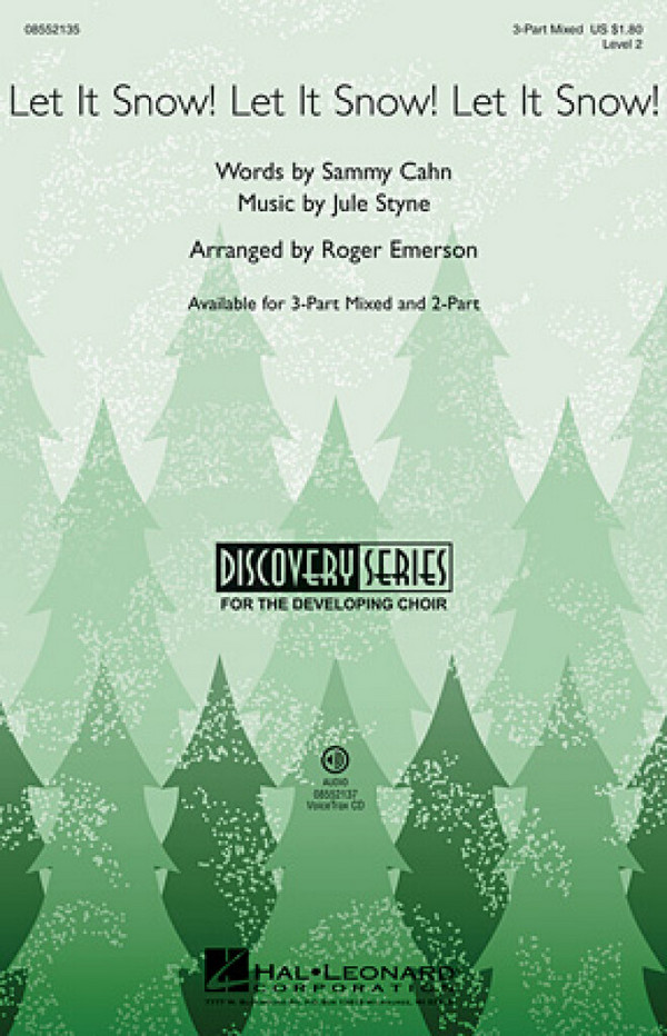 Let It Snow! Let It Snow! Let It Snow!  for 2-part choir and piano  choral score