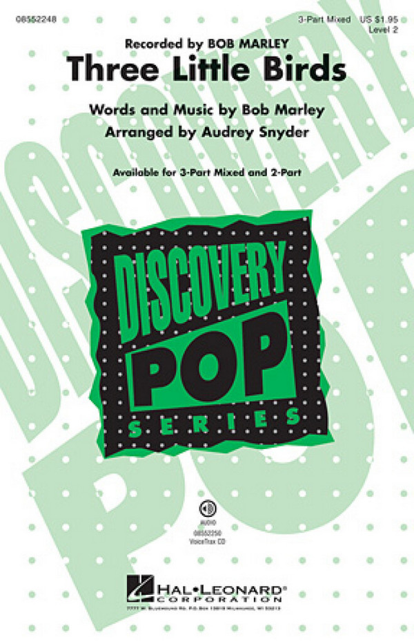 Bob Marley, Three Little Birds&nbsp;&nbsp;VoiceTrax CD&nbsp;&nbsp;CD