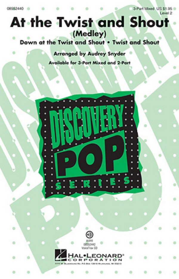 At the Twist and Shout&nbsp;&nbsp;Chor&nbsp;&nbsp;CD