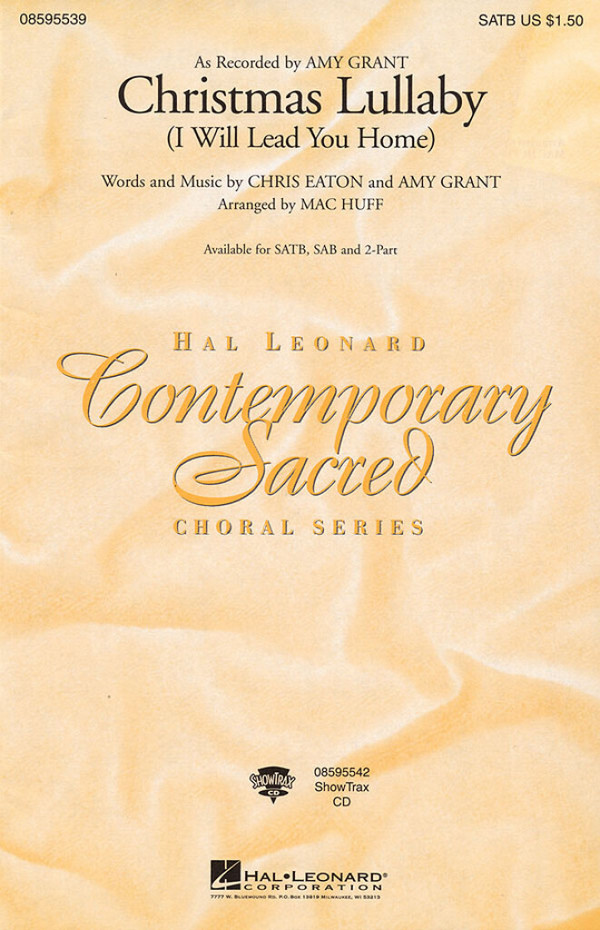 Amy Grant_Chris Eaton, Christmas Lullaby&nbsp;&nbsp;SATB&nbsp;&nbsp;Chorpartitur