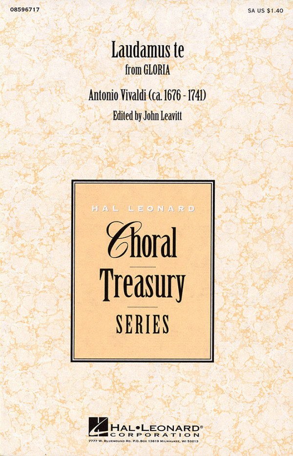Antonio Vivaldi, Laudamus Te&nbsp;&nbsp;SA&nbsp;&nbsp;Chorpartitur