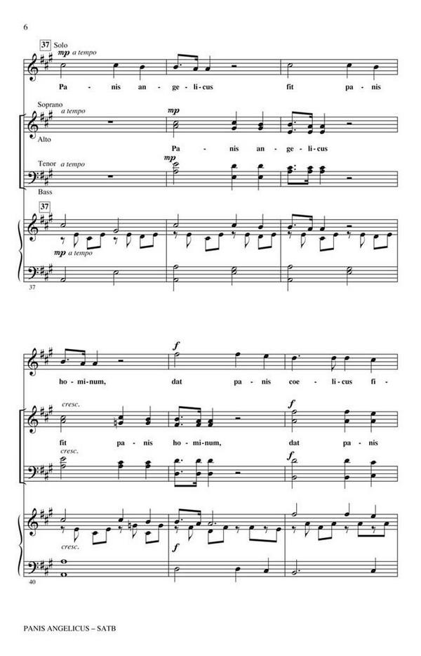 César Franck, Panis Angelicus&nbsp;&nbsp;Chamber Orchestra&nbsp;&nbsp;Partitur + Stimmen