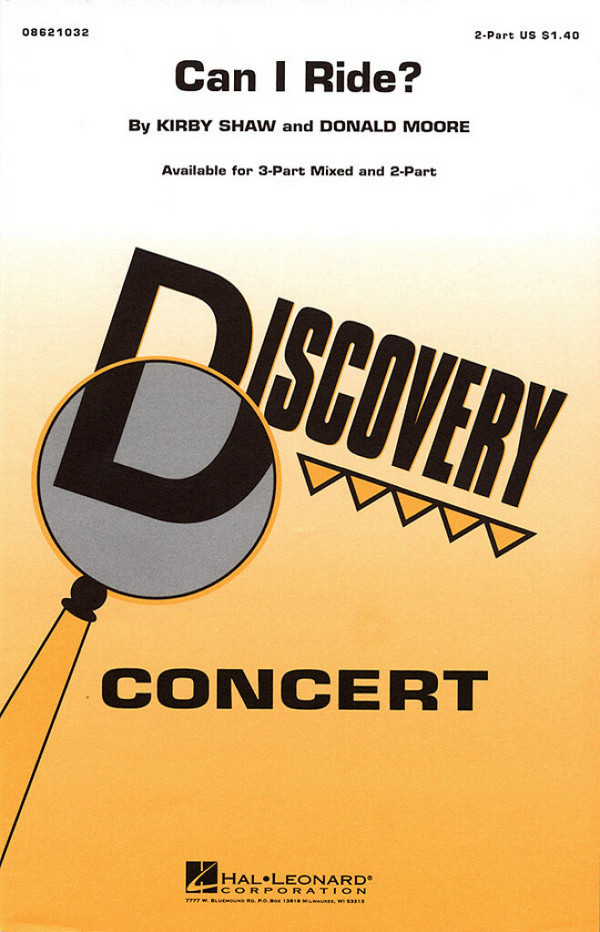 Can I Ride?&nbsp;&nbsp;2-Part Choir&nbsp;&nbsp;Chorpartitur