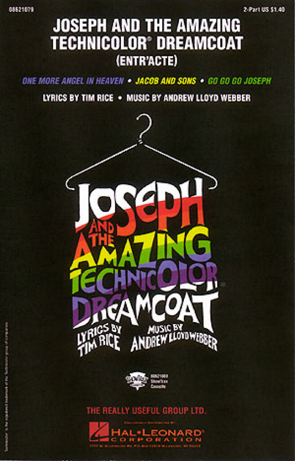 Andrew Lloyd Webber, Joseph and the Amazing Technicolor Dreamcoat&nbsp;&nbsp;2-Part Choir&nbsp;&nbsp;Chorpartitur