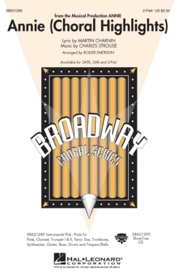 Charles Strouse_Martin Charnin, Annie 'medley' (SA)&nbsp;&nbsp;SA&nbsp;&nbsp;Chorpartitur