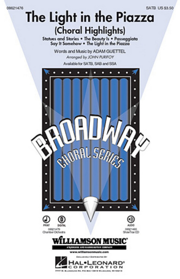 Adam Guettel, The Light in the Piazza&nbsp;&nbsp;Chamber Orchestra [Print and Digital] [11//2/1/88442]&nbsp;&nbsp;Stimmen-Set