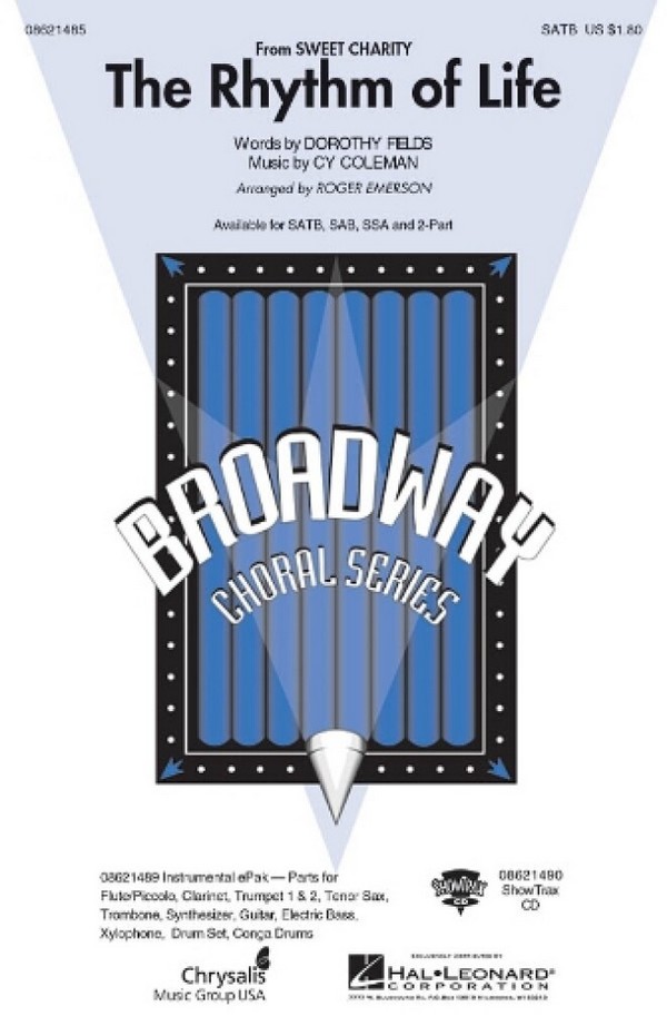 The Rhythm of Life&nbsp;&nbsp;for mixed chorus and piano&nbsp;&nbsp;vocal score (en)