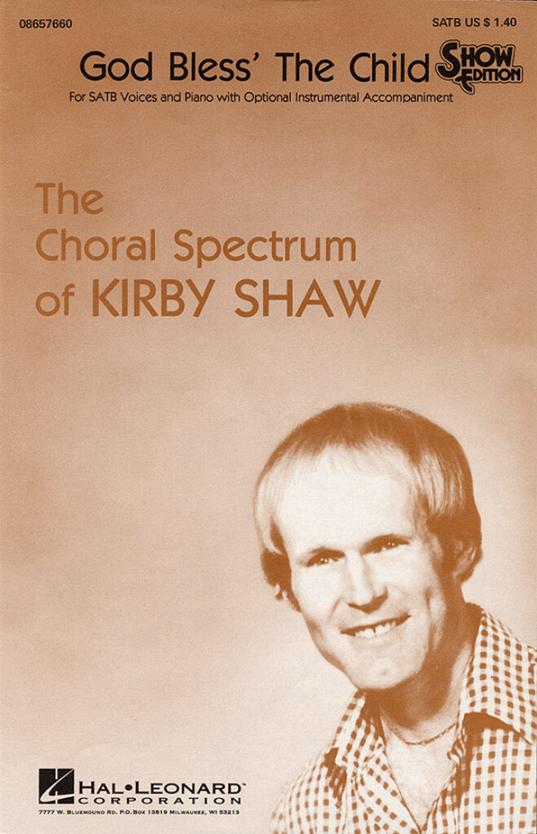 Arthur Herzog Jr._Billie Holiday, God Bless the Child&nbsp;&nbsp;SATB&nbsp;&nbsp;Chorpartitur