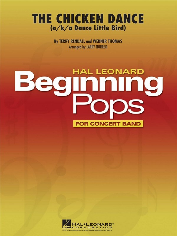 Chicken Dance, The Dance Little Bird&nbsp;&nbsp;Concert Band&nbsp;&nbsp;Partitur + Stimmen