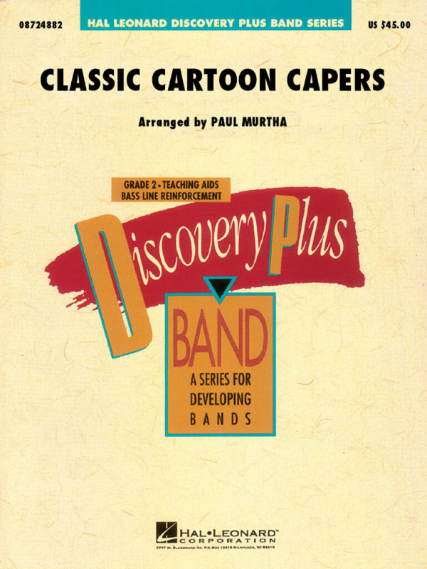 Classic Cartoon Capers&nbsp;&nbsp;Concert Band&nbsp;&nbsp;Partitur + Stimmen