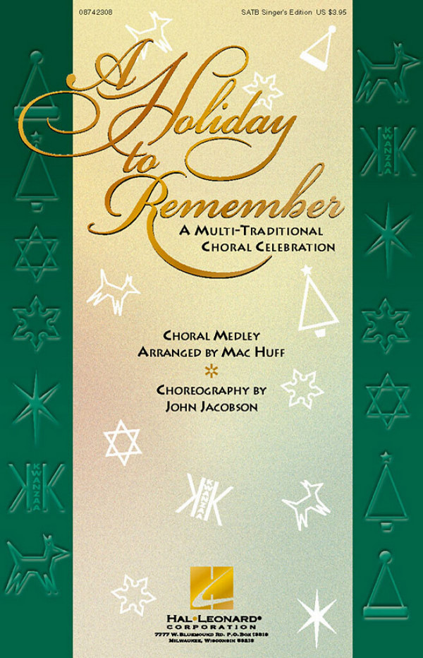 A Holiday to Remember (Medley)&nbsp;&nbsp;SATB&nbsp;&nbsp;Chorpartitur