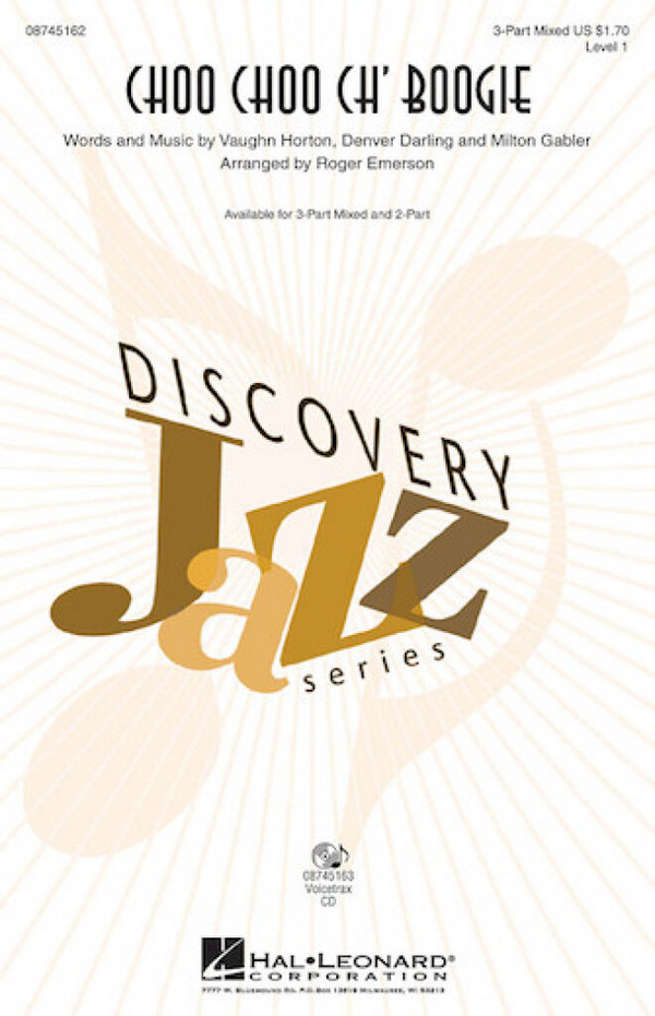 Choo Choo Ch' Boogie&nbsp;&nbsp;2-Part Choir&nbsp;&nbsp;Chorpartitur