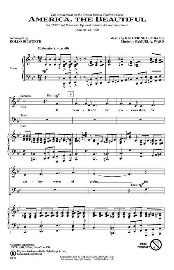 America, the Beautiful&nbsp;&nbsp;Chor&nbsp;&nbsp;CD