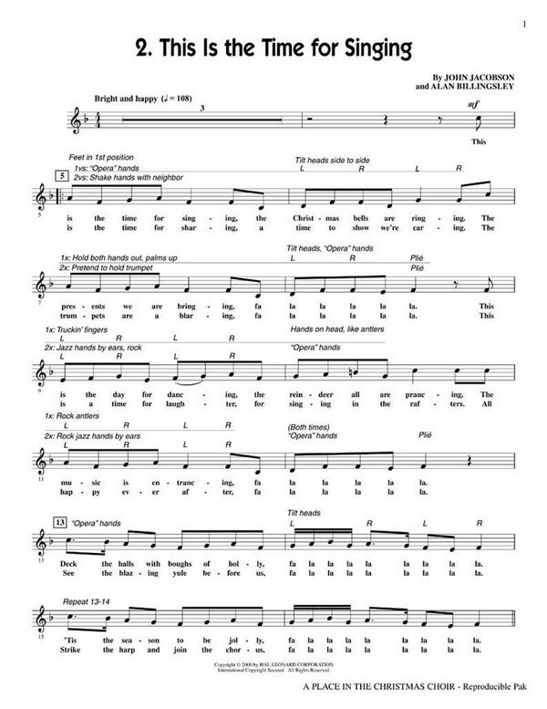 Alan Billingsley_John Jacobson, A Place in the Christmas Choir Musical&nbsp;&nbsp;School Musical&nbsp;&nbsp;CD