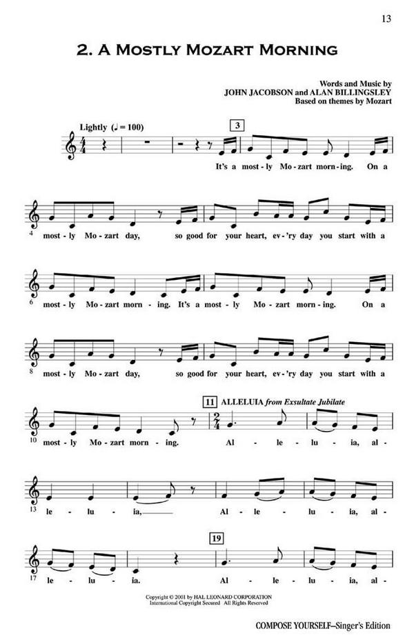 Alan Billingsley_John Jacobson, Compose Yourself A Musical for Young V&nbsp;&nbsp;School Musical&nbsp;&nbsp;CD