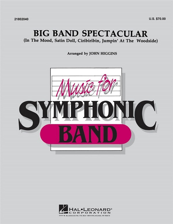 Big Band Spectacular&nbsp;&nbsp;Concert Band&nbsp;&nbsp;Partitur + Stimmen