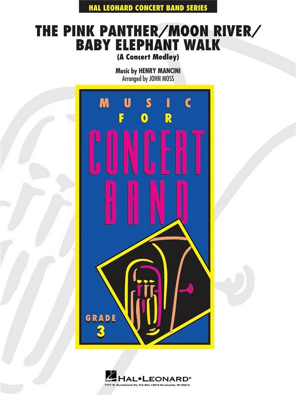 Pink Panther, Moon River, Baby Elephant Walk  for concert band  full score