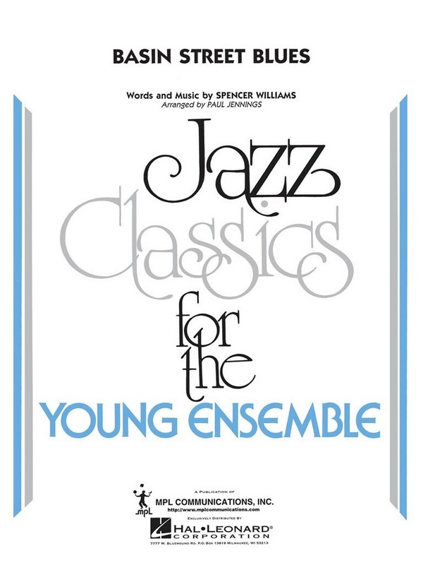 Basin Street Blues&nbsp;&nbsp;Big Band&nbsp;&nbsp;Partitur + Stimmen