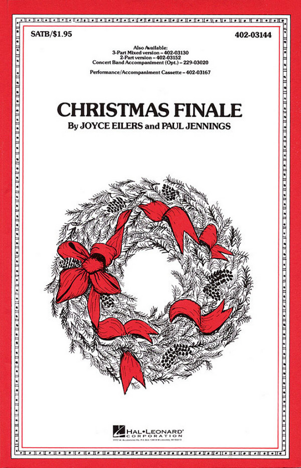 Christmas Finale&nbsp;&nbsp;SATB&nbsp;&nbsp;Chorpartitur