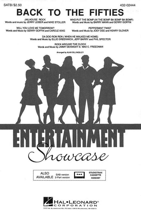 Back to the Fifties (Medley)&nbsp;&nbsp;SATB&nbsp;&nbsp;Chorpartitur