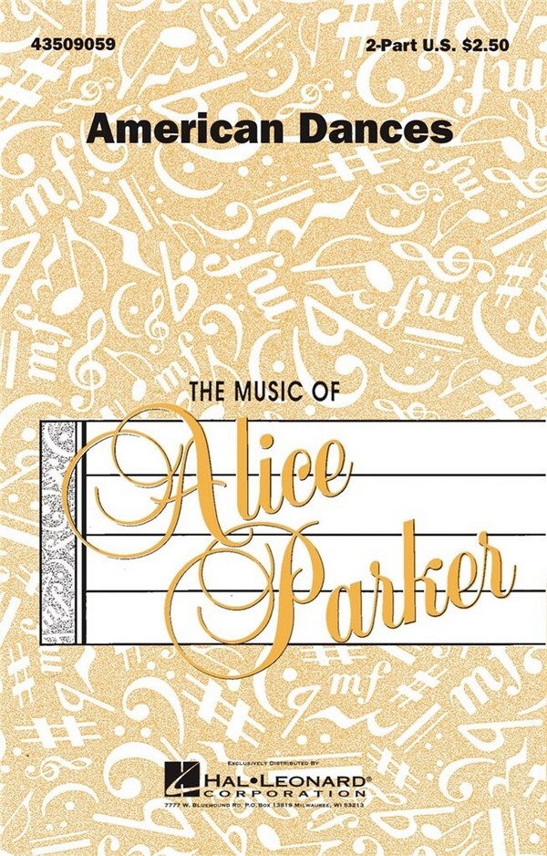 American Dances Collection&nbsp;&nbsp;2-Part Choir&nbsp;&nbsp;Chorpartitur
