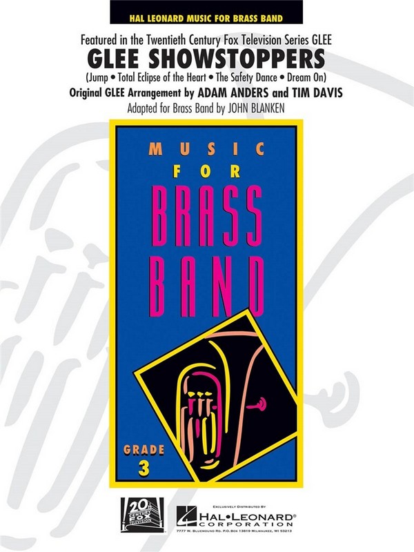 Adam Anders_Tim Davis, Glee Showstoppers&nbsp;&nbsp;Brass Band&nbsp;&nbsp;Partitur + Stimmen