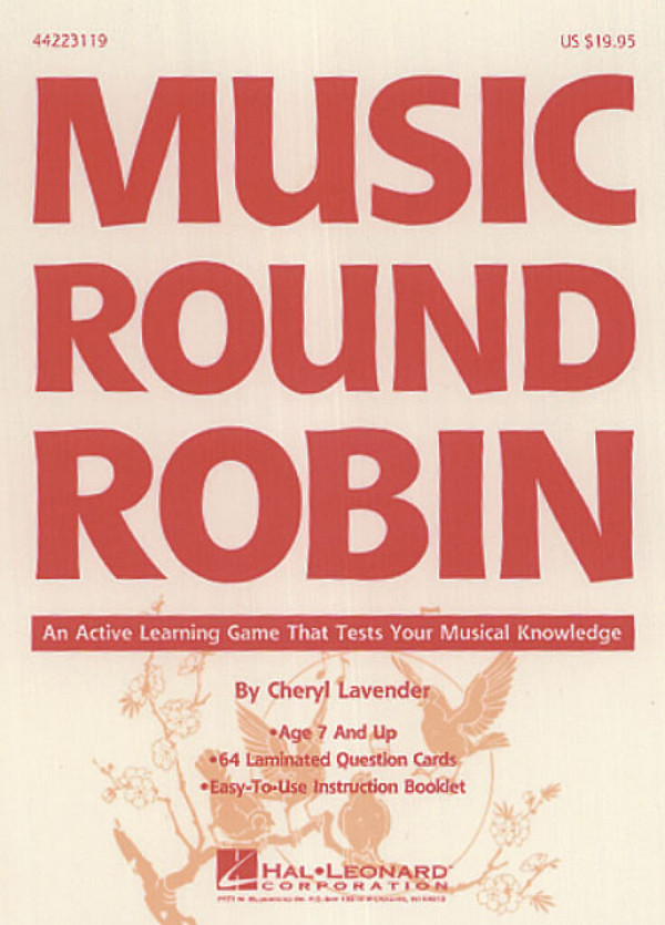 Cheryl Lavender, Music Round Robin&nbsp;&nbsp;Game&nbsp;&nbsp;CD
