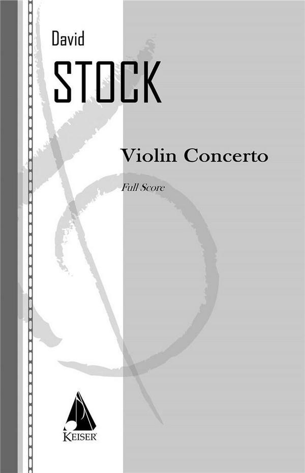 David Stock, Violin Concerto&nbsp;&nbsp;Violin&nbsp;&nbsp;Partitur