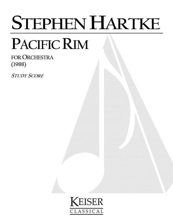 Stephen Hartke, Pacific Rim&nbsp;&nbsp;Orchestra&nbsp;&nbsp;Studienpartitur