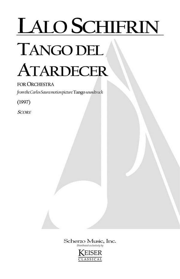 Lalo Schifrin, Tango del Atardecer&nbsp;&nbsp;Orchestra&nbsp;&nbsp;Partitur
