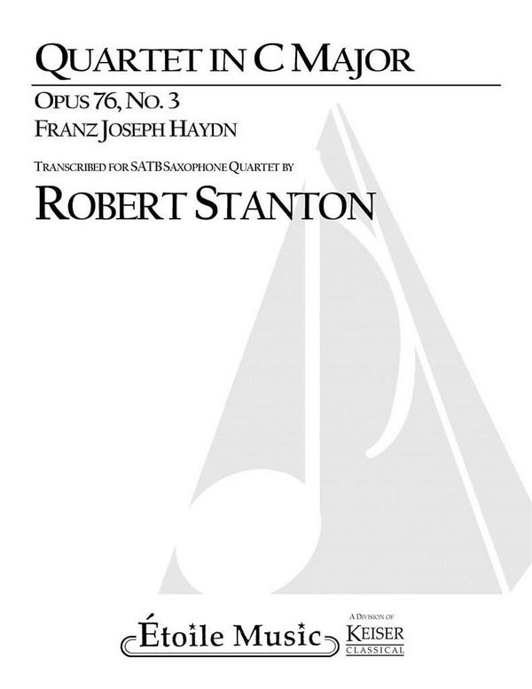 Franz Joseph Haydn, Quartet in C Major&nbsp;&nbsp;Saxophonquartett&nbsp;&nbsp;Partitur + Stimmen