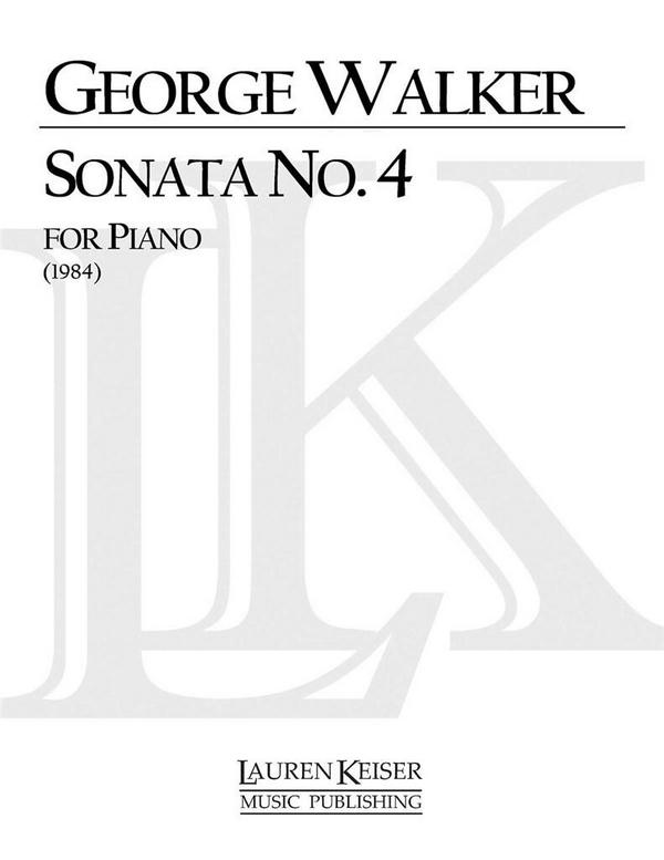 George Walker, Piano Sonata No. 4&nbsp;&nbsp;Klavier&nbsp;&nbsp;Buch