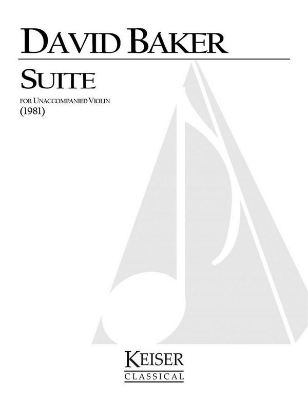 David Baker, Suite for Unaccompanied Violin&nbsp;&nbsp;Viola&nbsp;&nbsp;Buch