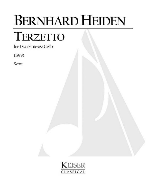 Terzetto (1979)  for 2 flutes and cello  score