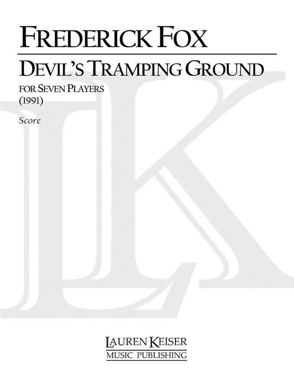 Frederick Fox, Devil's Tramping Ground&nbsp;&nbsp;Cello&nbsp;&nbsp;Partitur