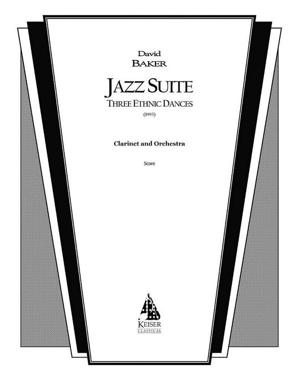 David Baker, Parallel Planes&nbsp;&nbsp;Alto/Soprano Saxophone and Chamber Orchestra&nbsp;&nbsp;Partitur