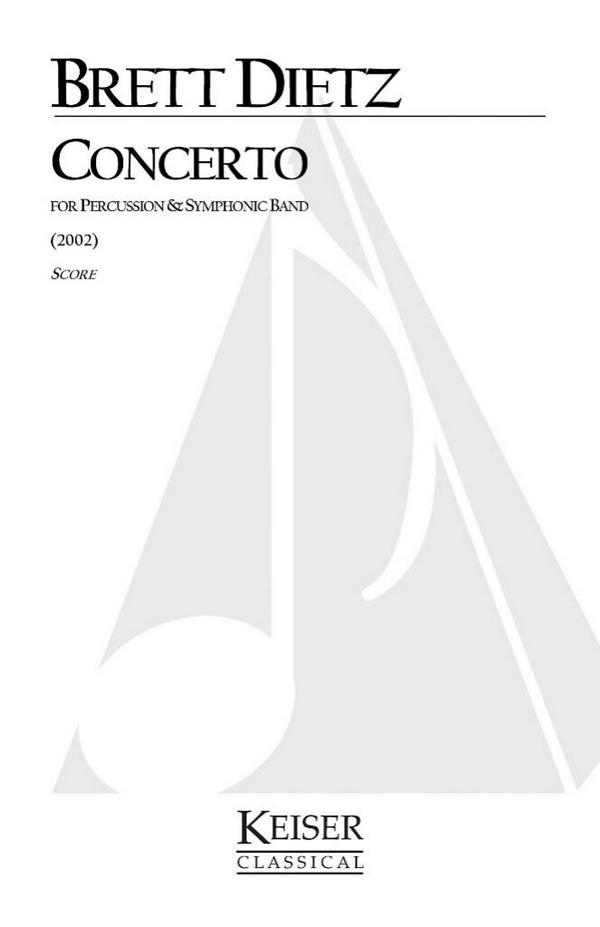 David Stock, Percussion Concerto&nbsp;&nbsp;Percussion and Orchestra&nbsp;&nbsp;Partitur